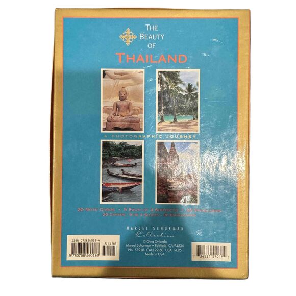 Marcel Schurman Collection Thailand Photography Travel Greeting Note Cards NEW - Picture 2 of 10